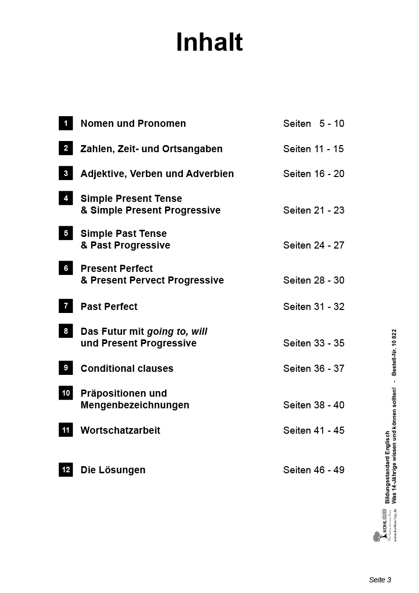 Bildungsstandard Englisch / Klasse 8