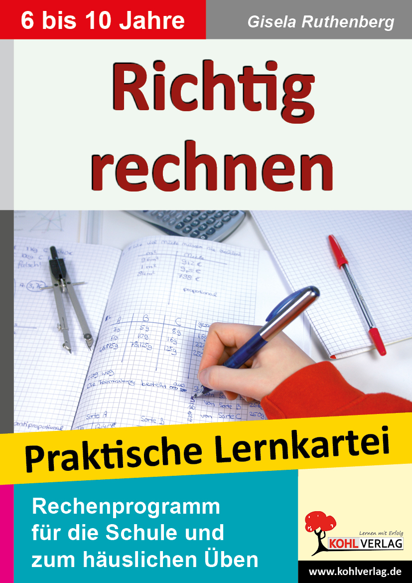 Richtig rechnen - Praktische Lernkartei