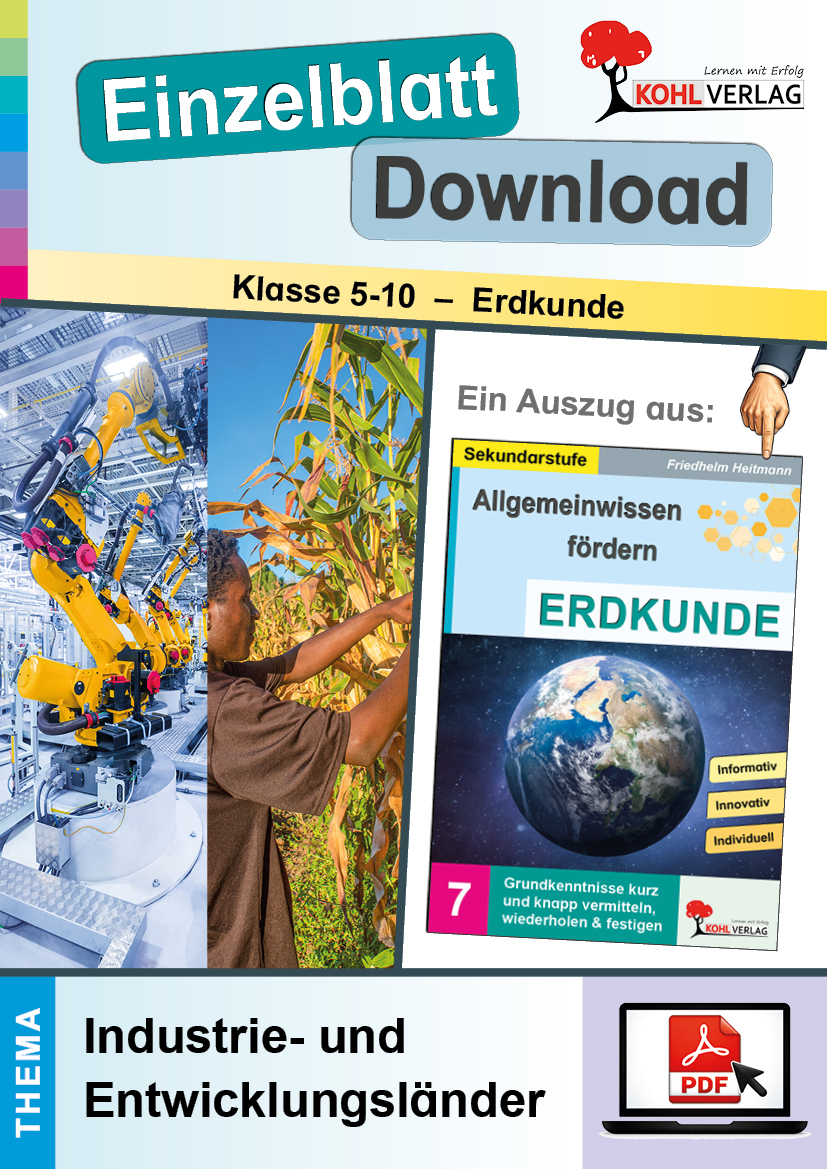 Allgemeinwissen fördern ERDKUNDE / Industrie- und Entwicklungsländer