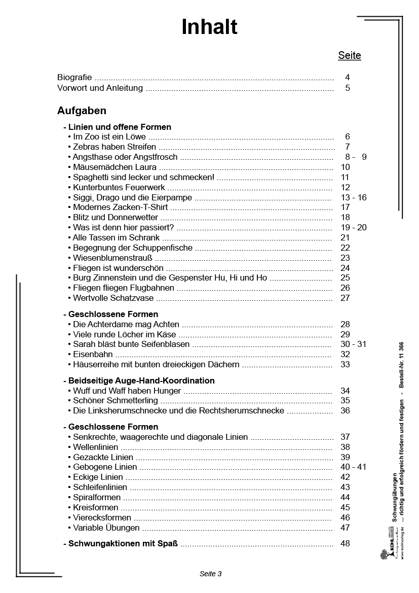 Schwungübungen - ... richtig und erfolgreich fördern & festigen