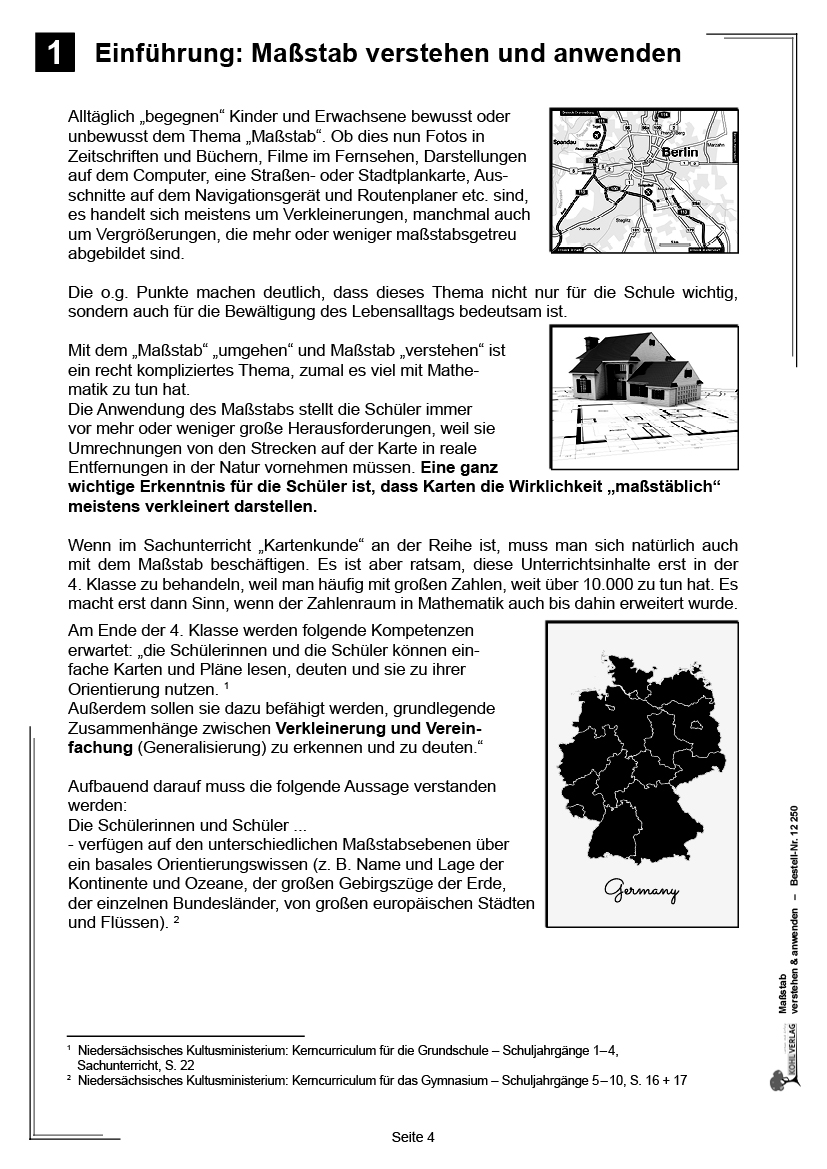 Maßstab verstehen & anwenden