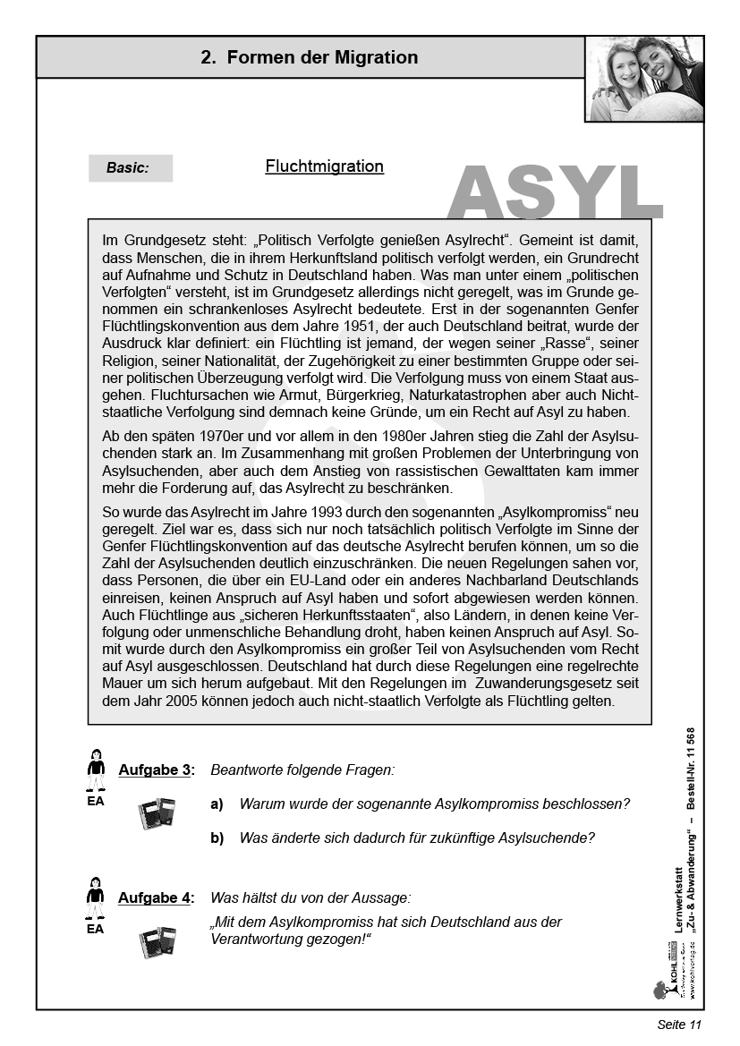 Lernwerkstatt Zu- & Abwanderung Lernwerkstatt Zu- & Abwanderung