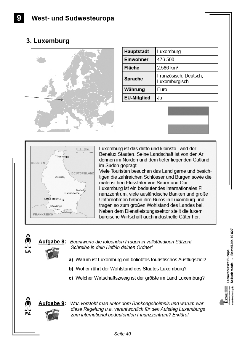 Lernwerkstatt Europa / Sekundarstufe