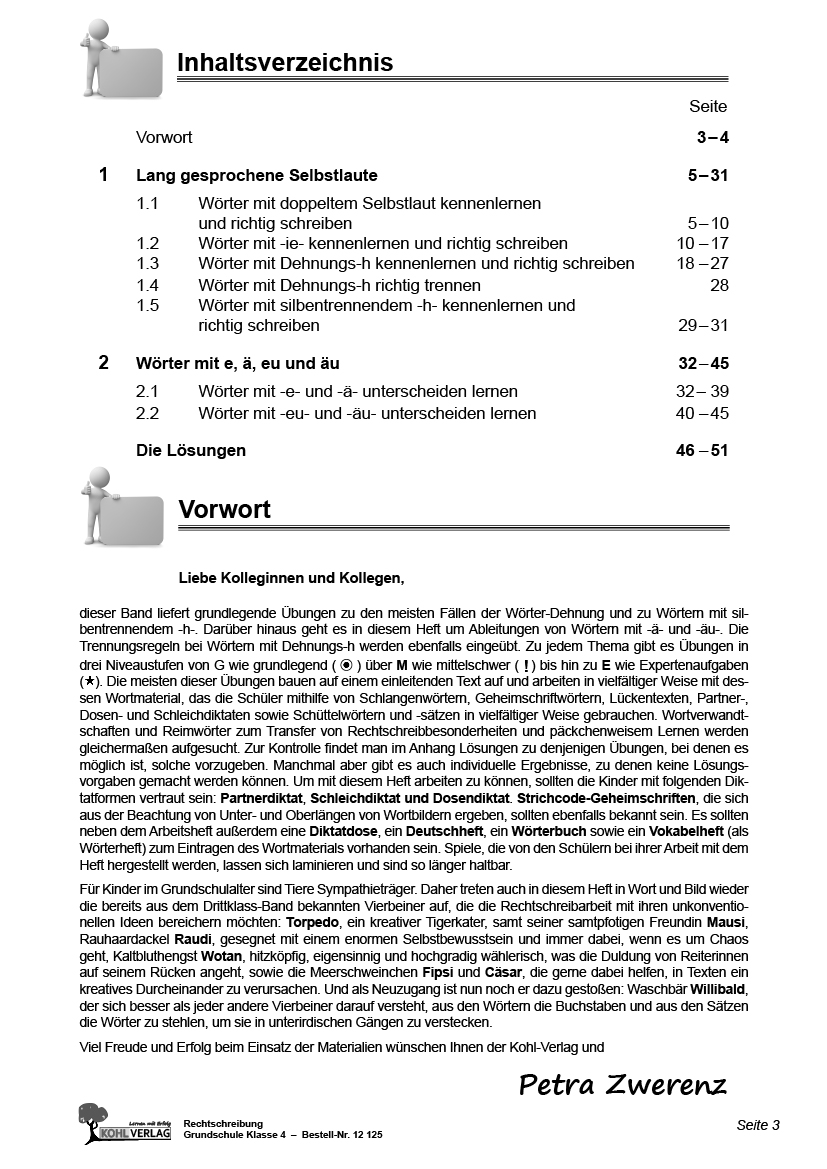 Rechtschreibung für die Grundschule / Klasse 4