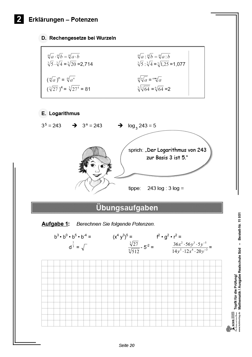 Topfit für die Prüfung / Mathematik