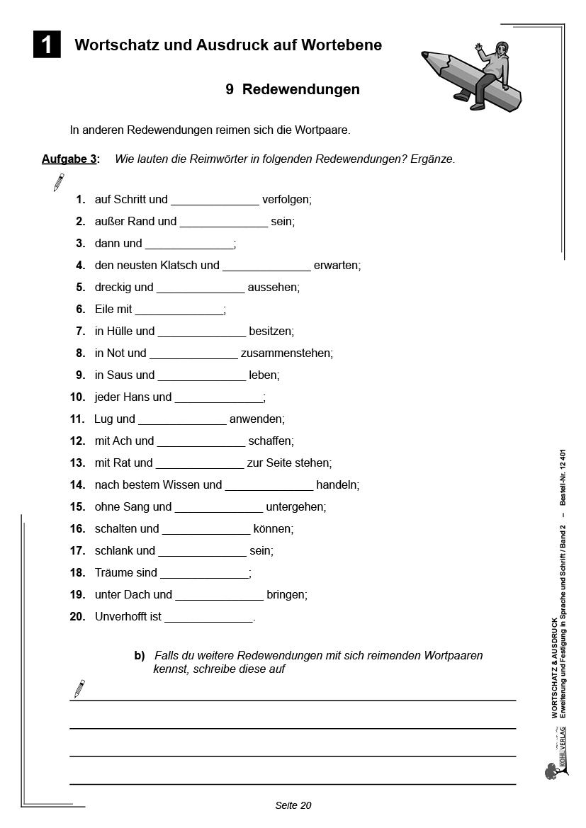 Wortschatz & Ausdruck II