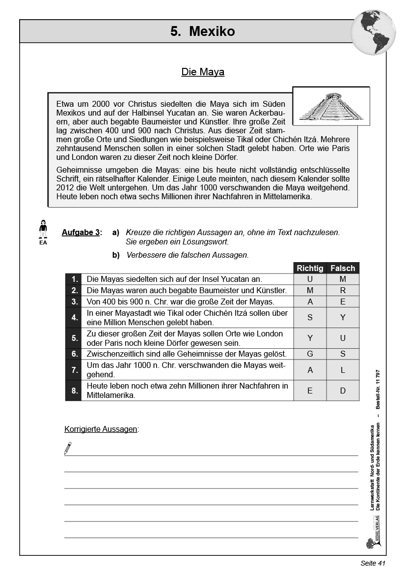 Lernwerkstatt NORD- & SÜDAMERIKA