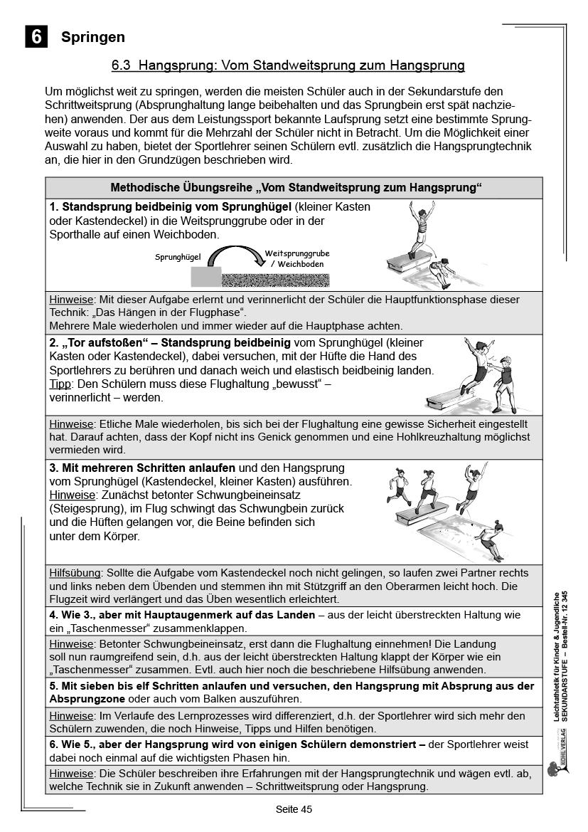 Leichtathletik für Kinder & Jugendliche / Sekundarstufe