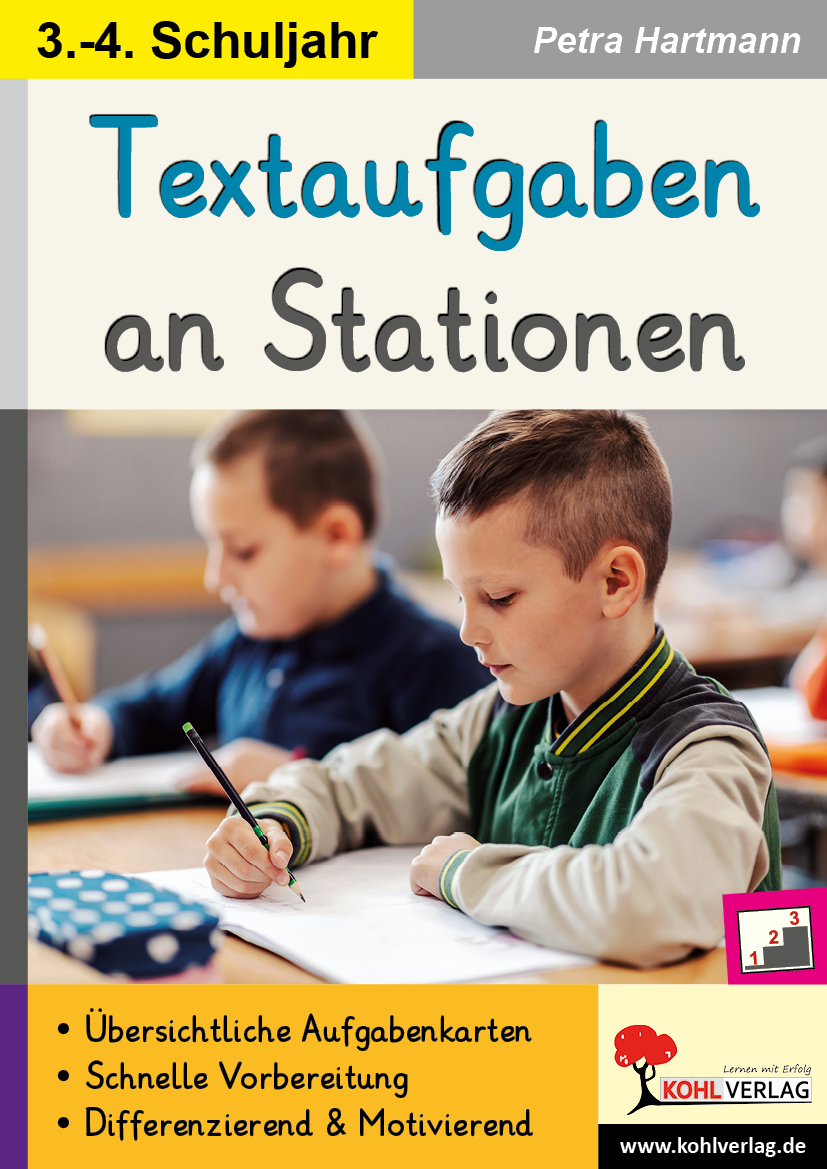 Textaufgaben an Stationen / Klasse 3-4 Textaufgaben an Stationen / Klasse 3-4