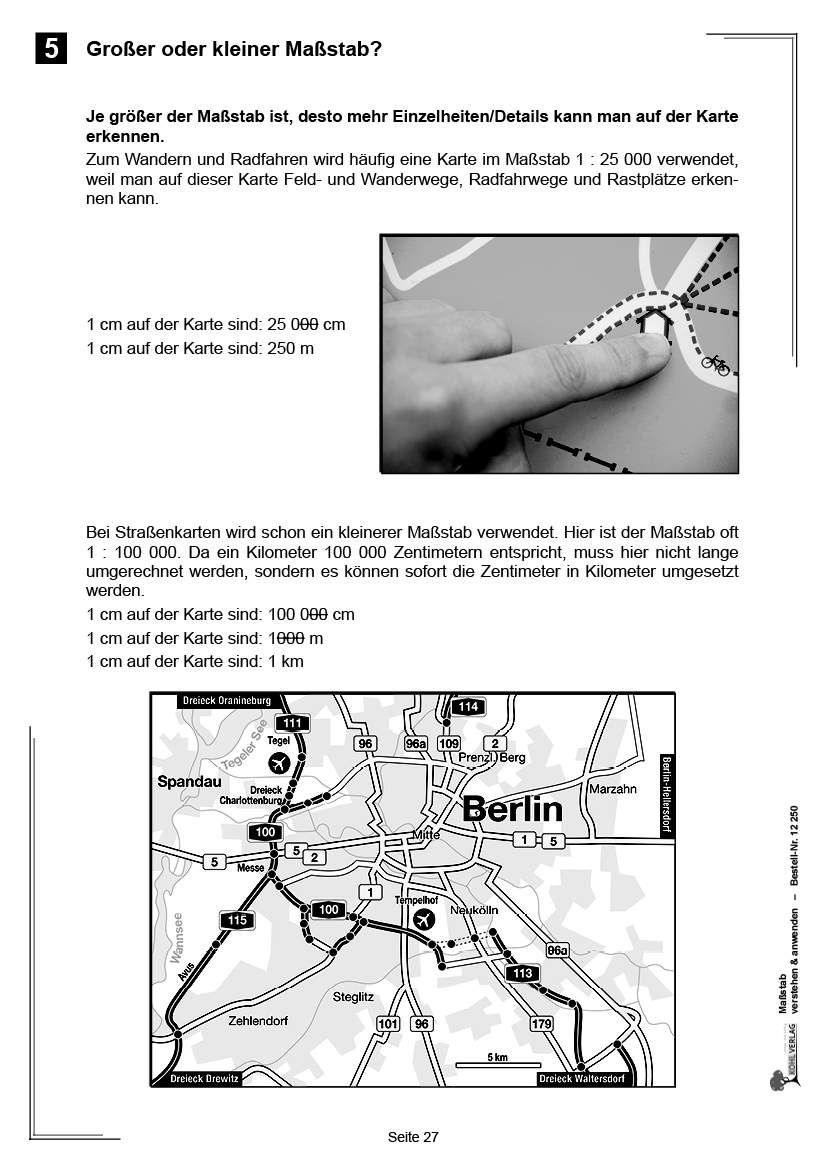 Maßstab verstehen & anwenden