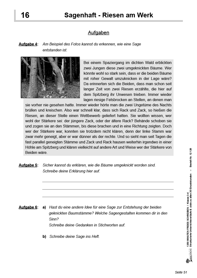 1350 Minuten Freies Schreiben / Klasse 3-4