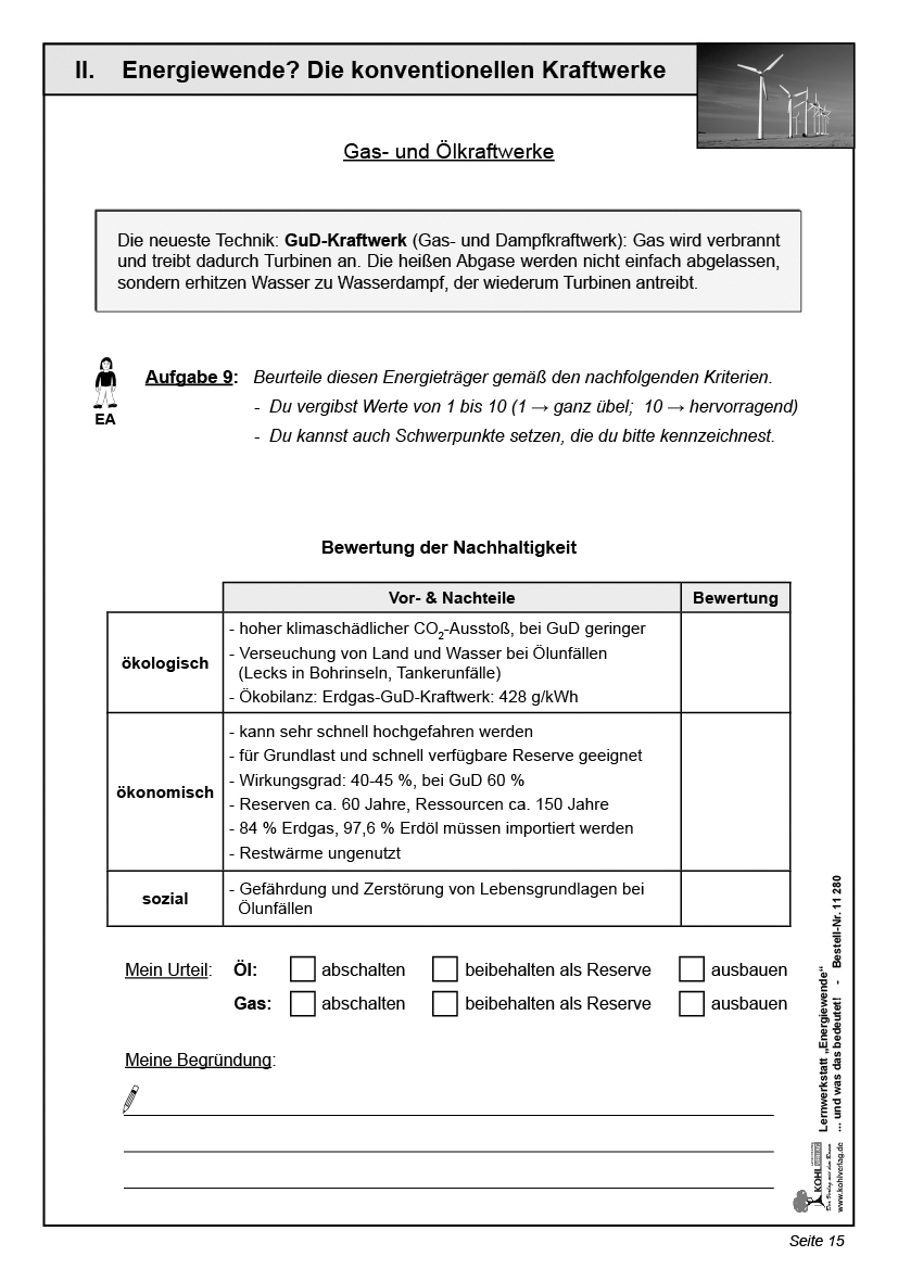 Lernwerkstatt Energiewende - ... und was das bedeutet!