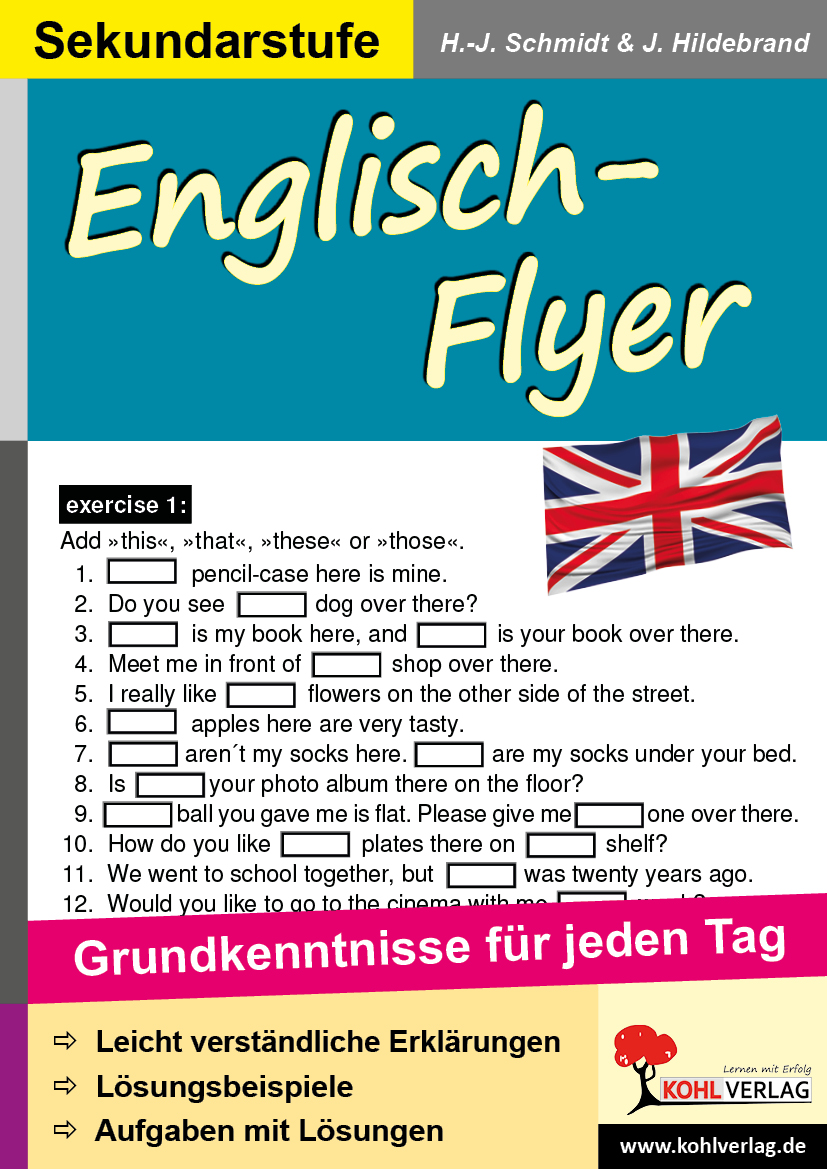 Englisch-Flyer