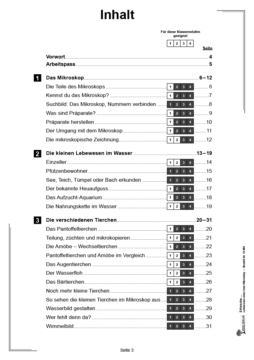 Erforsche ... Lebewesen unter dem Mikroskop