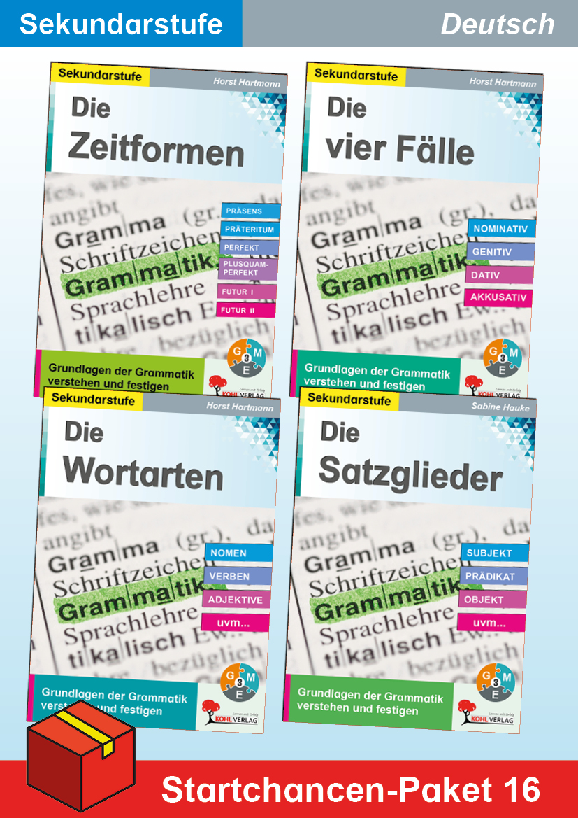 Startchancen-Paket 16 (Deutsch SEK): Grundlagen Grammatik