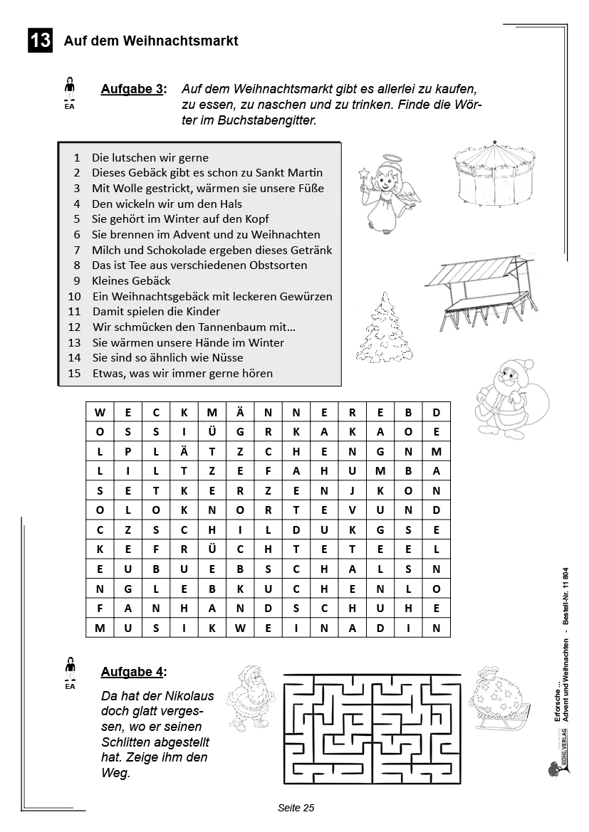 Erforsche ... Advent & Weihnachten