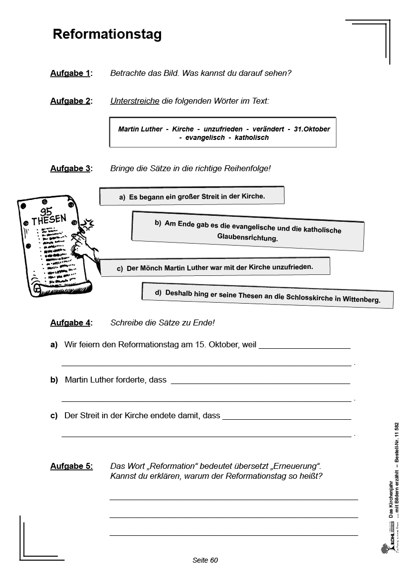 Das Kirchenjahr mit Bildern erzählt