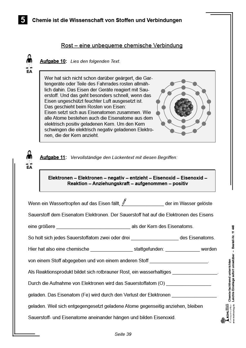 Chemie fachfremd unterrichten