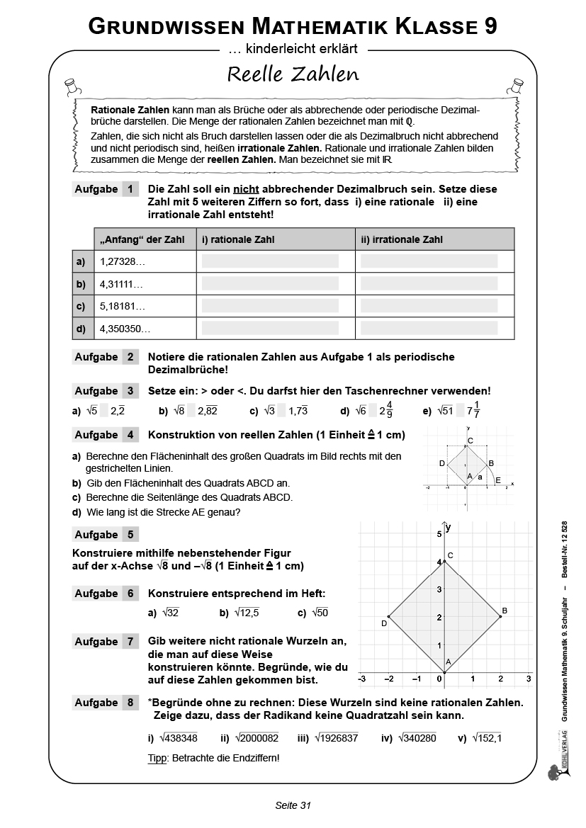 Grundwissen Mathematik / Klasse 9