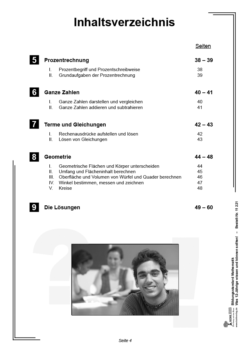 Bildungsstandard Mathematik / Klasse 6