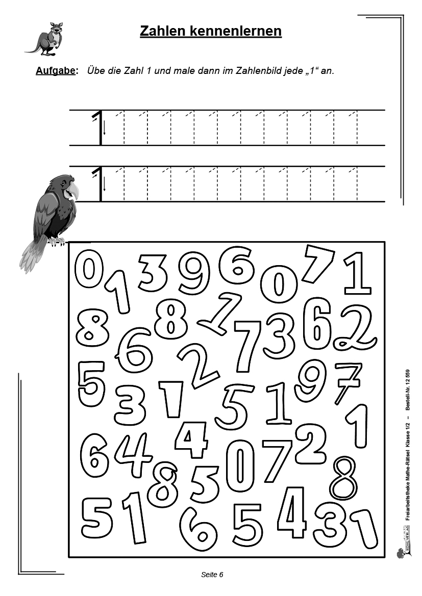 Freiarbeitstheke Mathe-Rätsel / Klasse 1-2