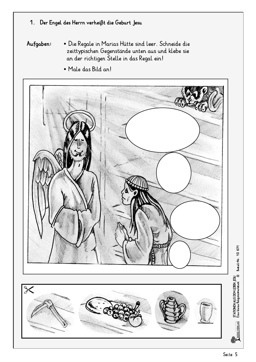 Stationen aus dem Leben Jesu - Eine kleine Religionswerkstatt