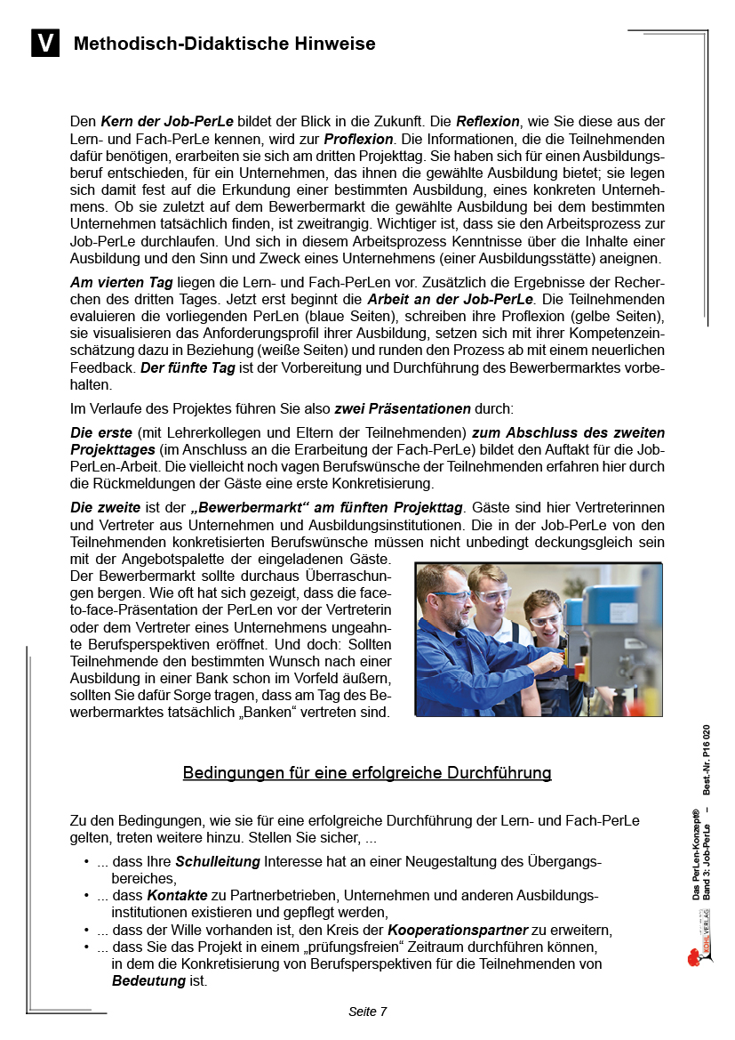 Das PerLen-Konzept - Job-PerLe