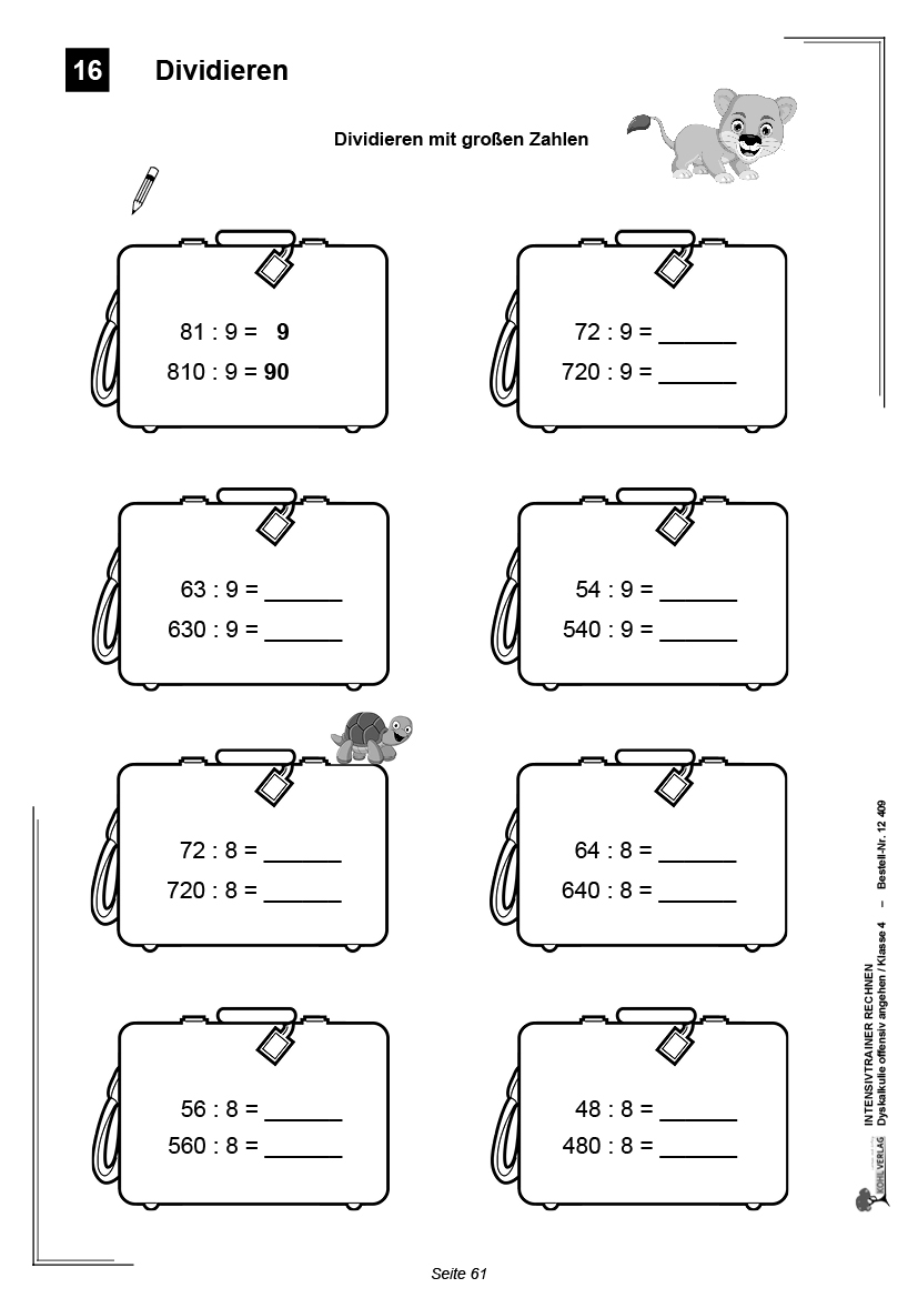 Intensivtrainer Rechnen / Klasse 4