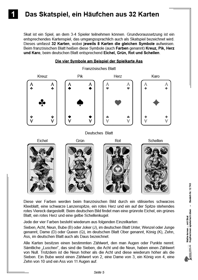 Mathe lernen ... mit Skat