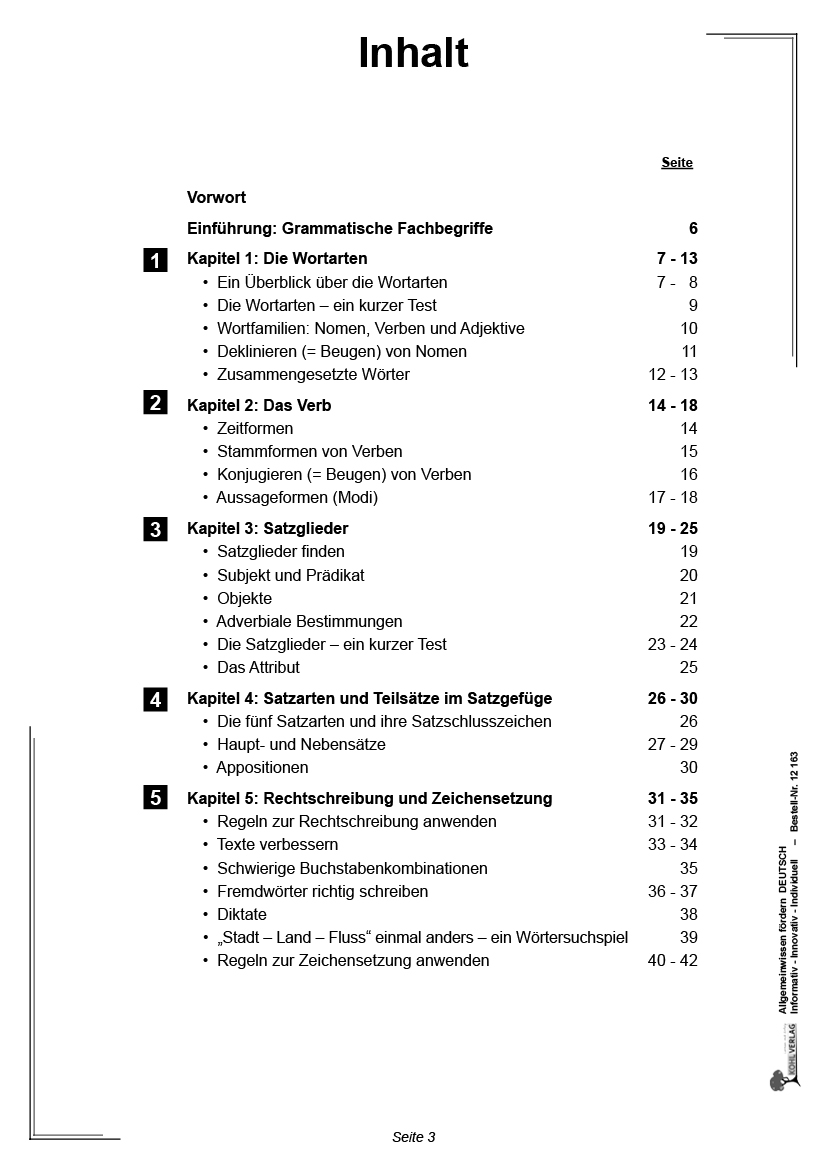 Allgemeinwissen fördern DEUTSCH 