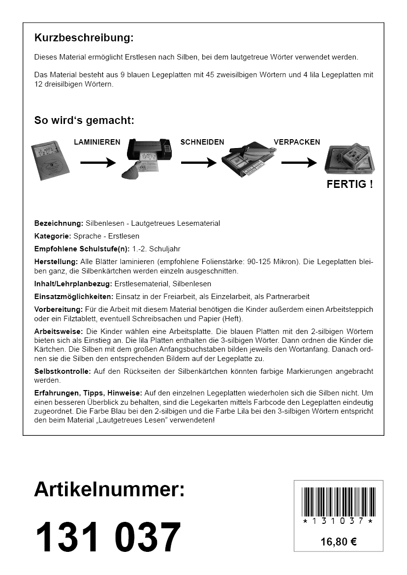 Silbenlesen Silbenlesen