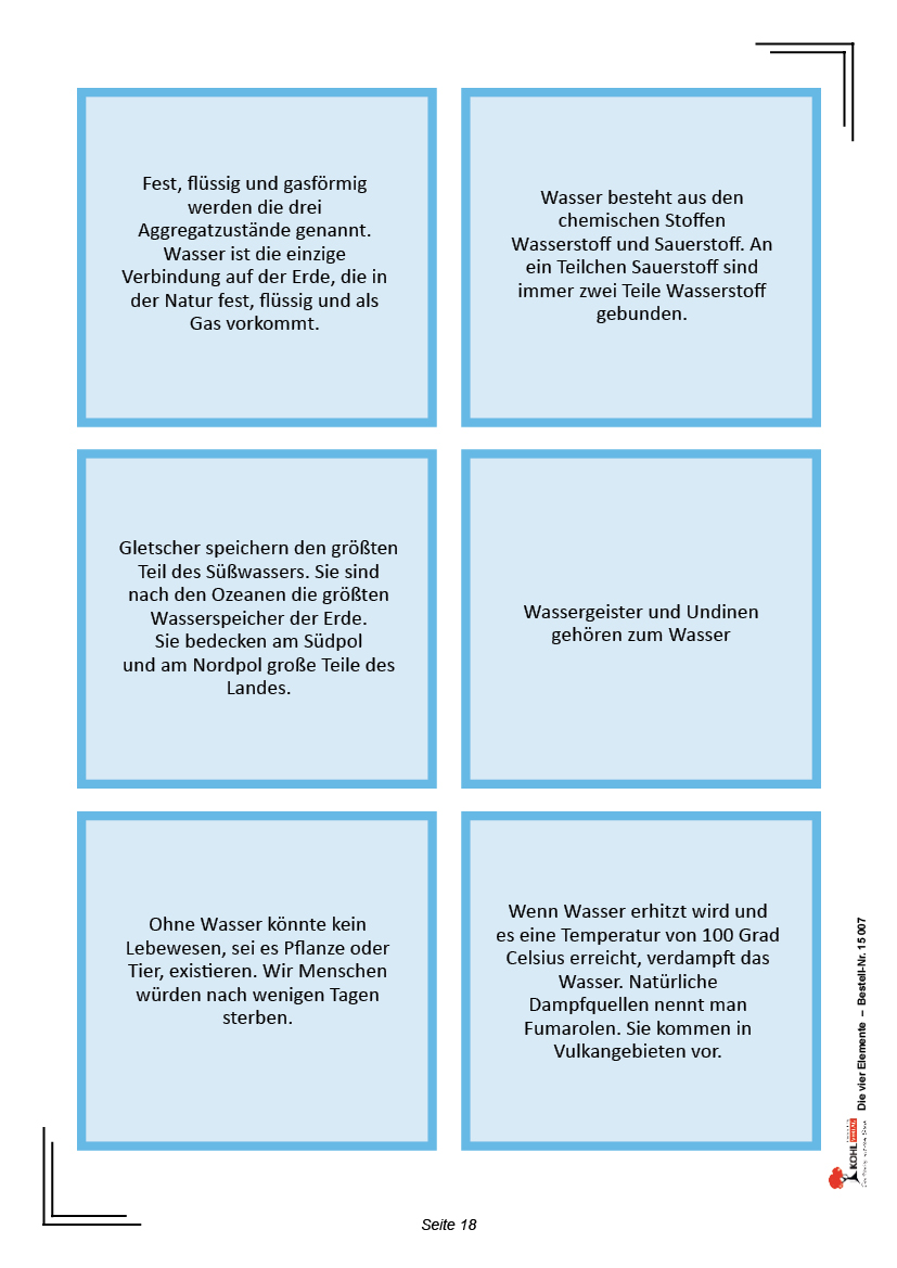 Die vier Elemente Die vier Elemente