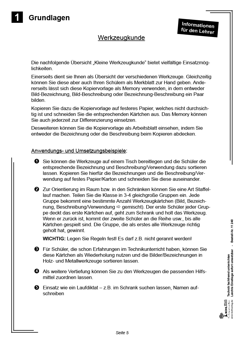 Technik fachfremd unterrichten