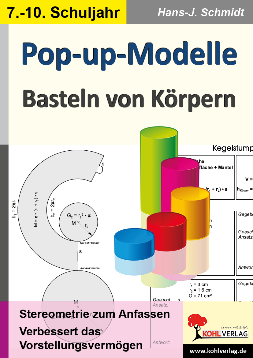 Pop-up-Modelle - Basteln von Körpern