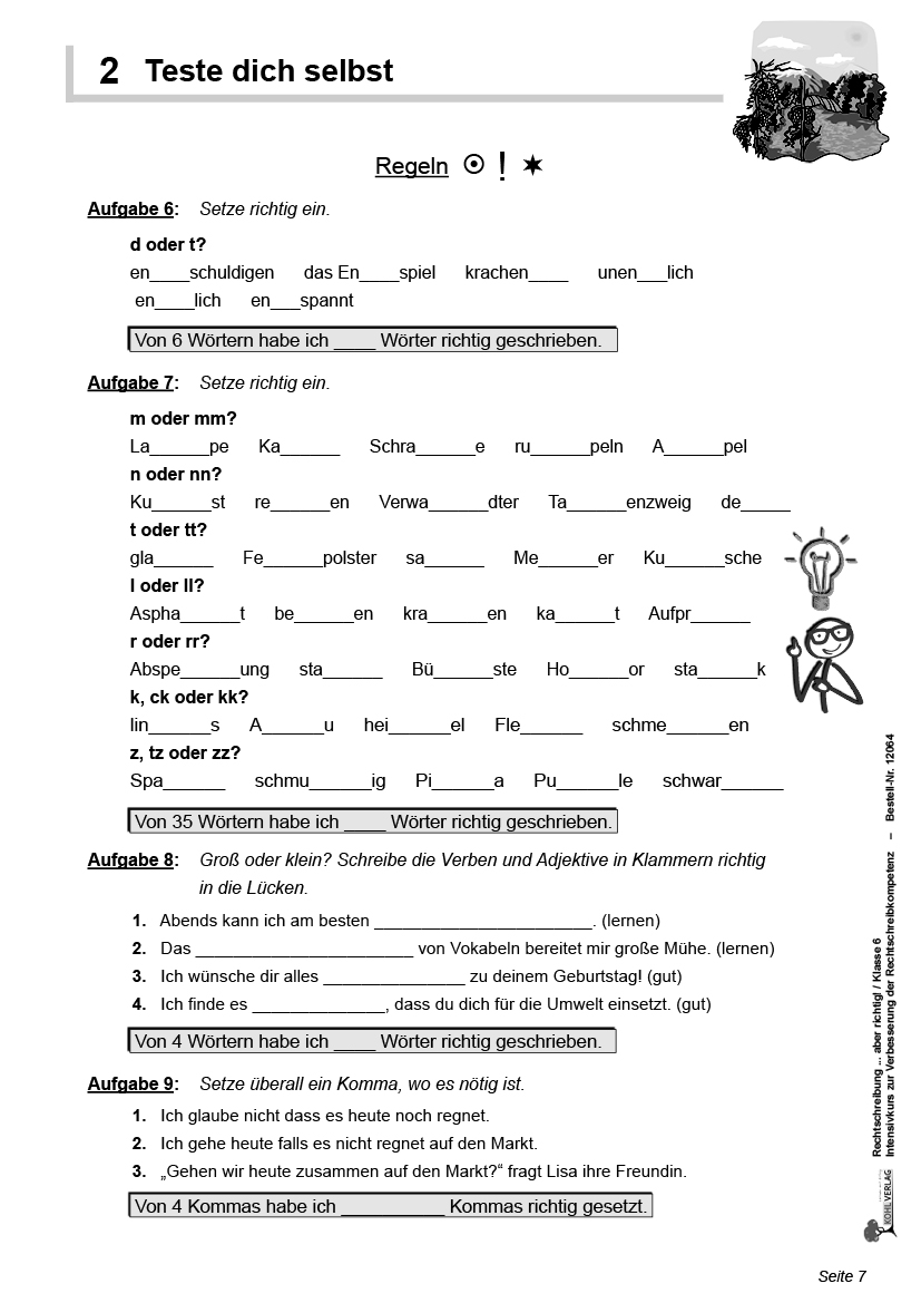 Rechtschreibung ... aber richtig! / Klasse 6