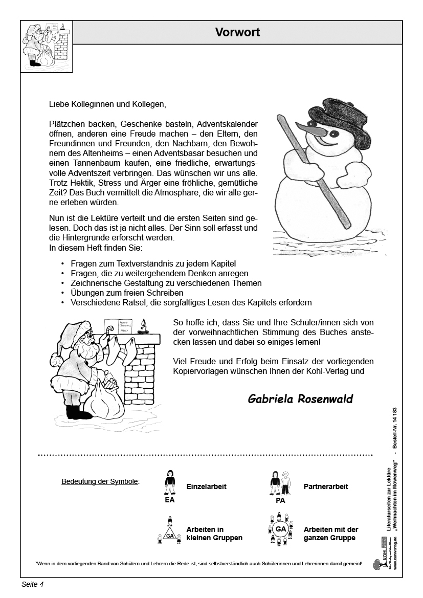 Weihnachten im Möwenweg Literaturseiten