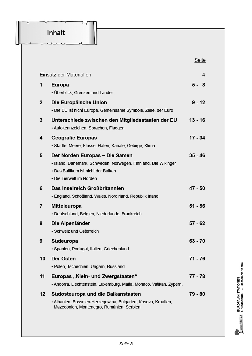 Europa an Stationen / Grundschule - Selbstständiges Lernen in der Grundschule