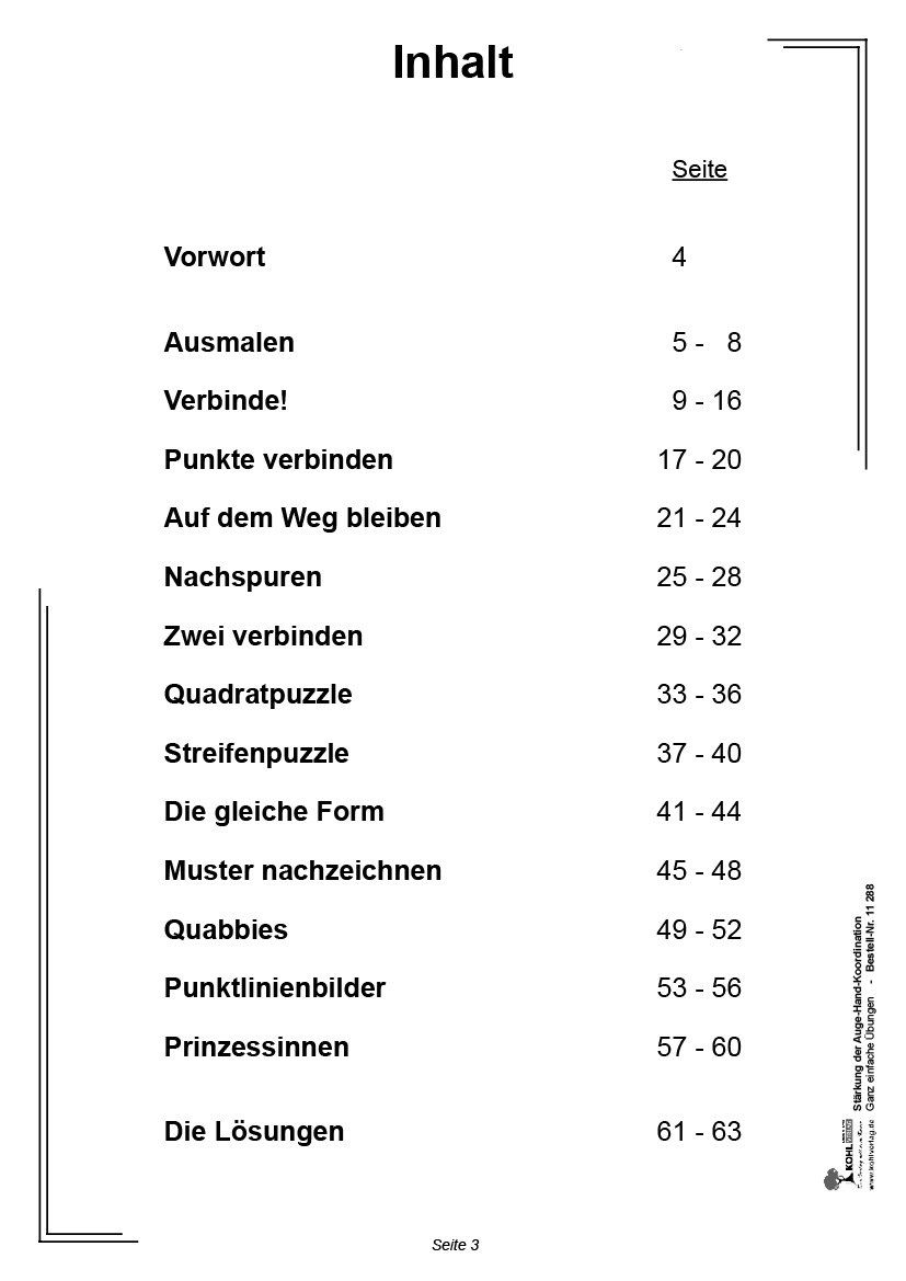 Stärkung der Auge-Hand-Koordination