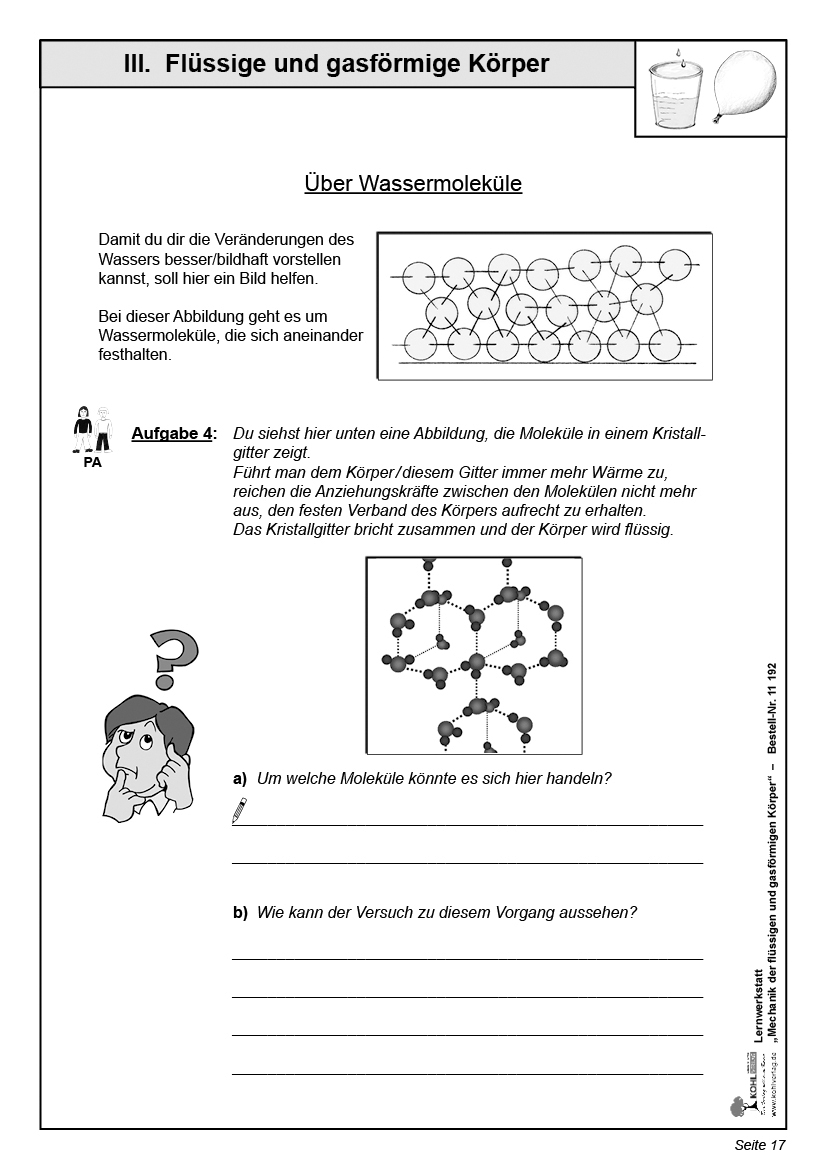 Lernwerkstatt Mechanik der flüssigen und gasförmigen Körper