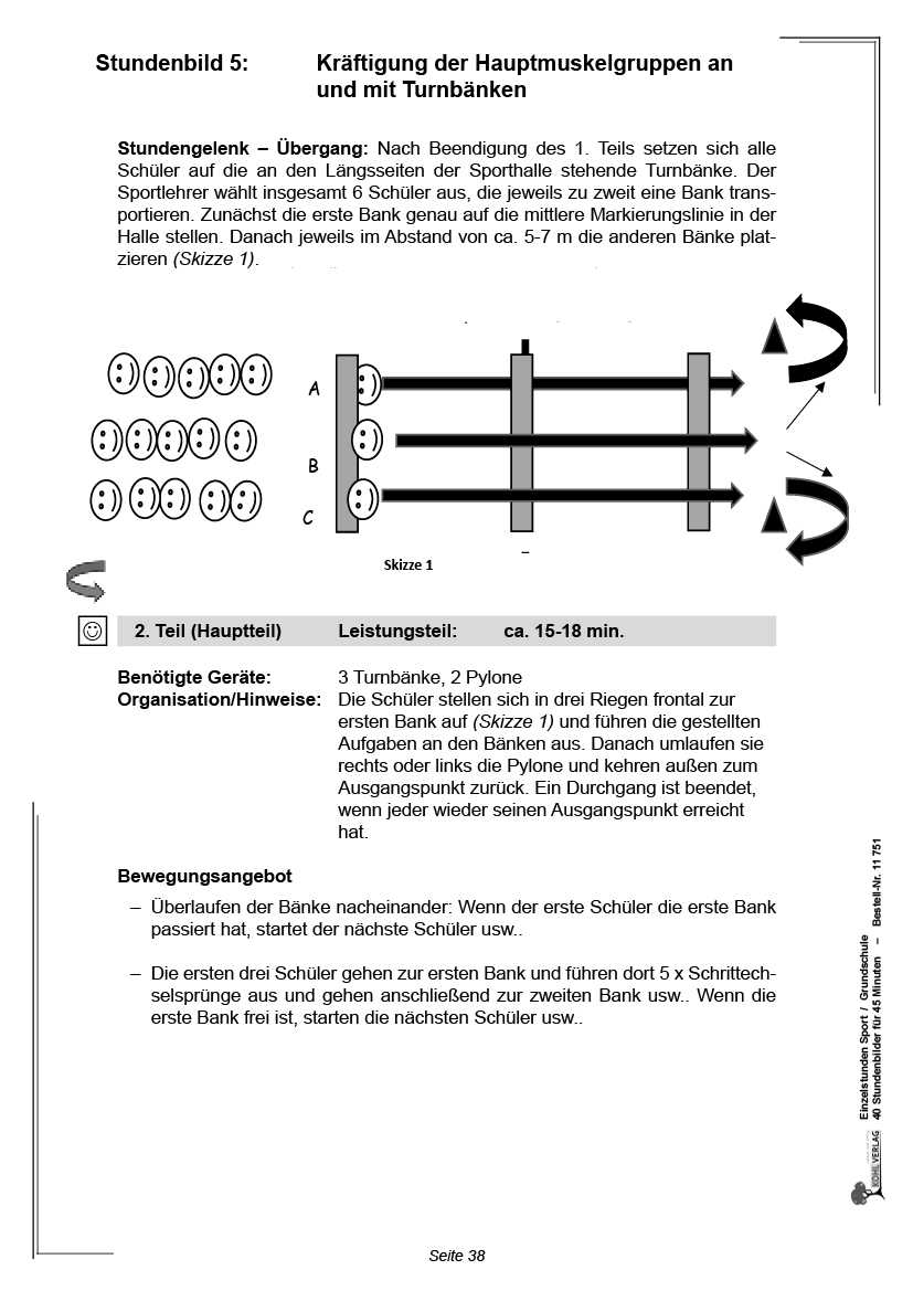 Einzelstunden Sport / Grundschule