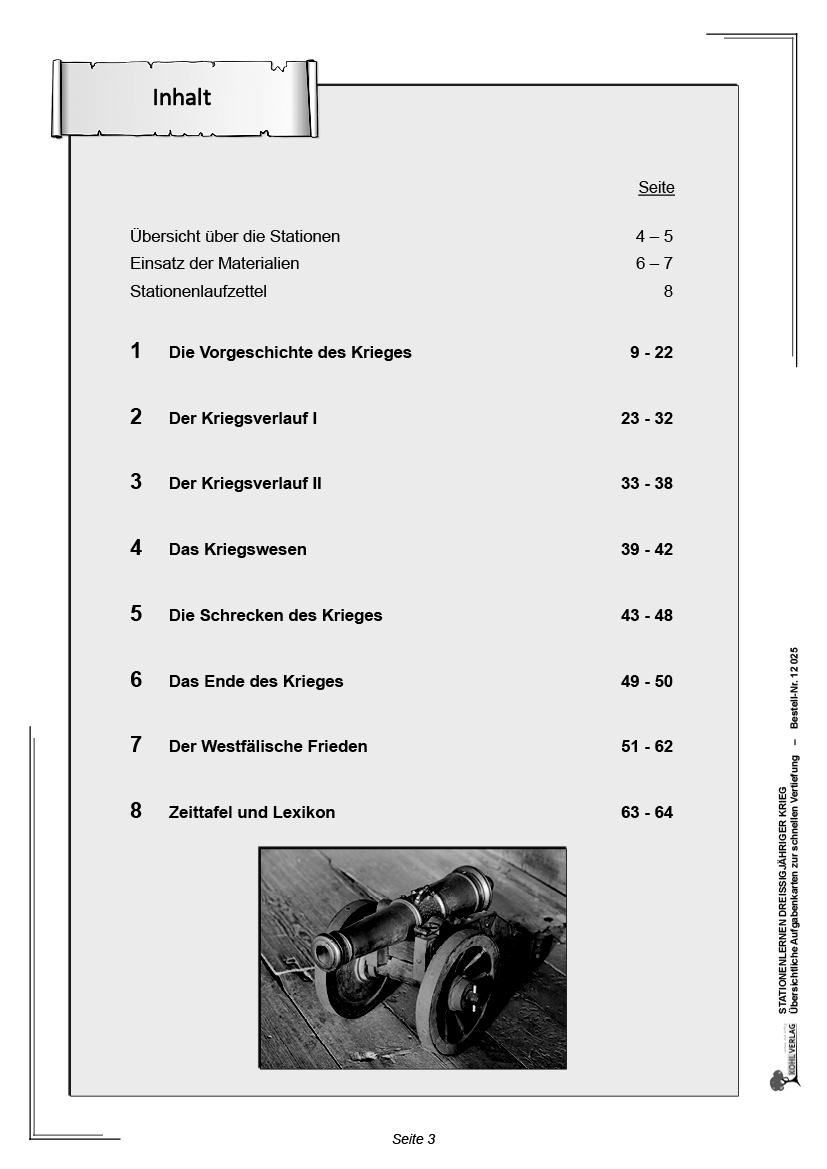 Stationenlernen Dreißigjähriger Krieg