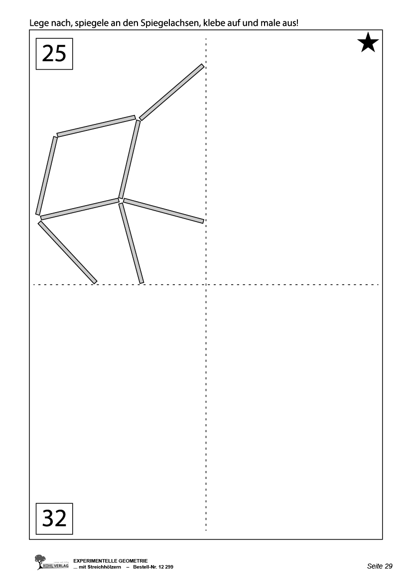 Experimentelle Geometrie mit Streichhölzern