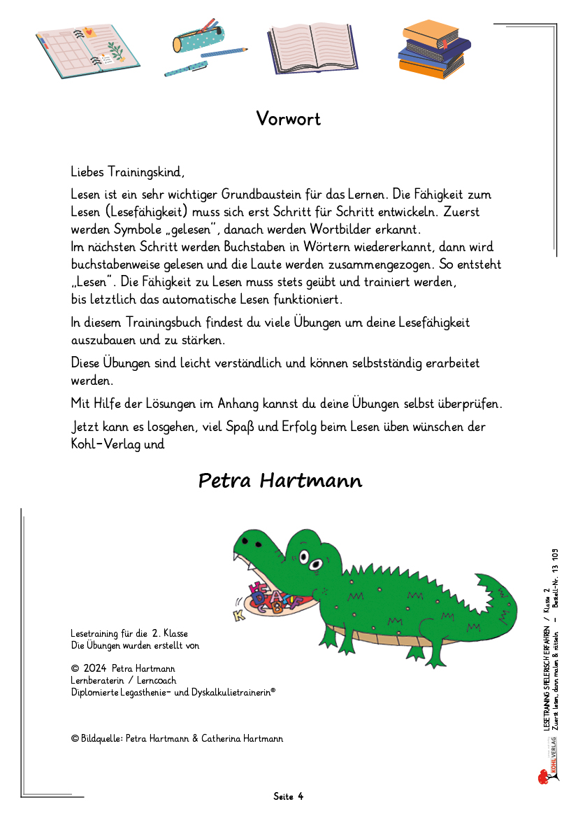Lesetraining spielerisch erfahren / Klasse 2
