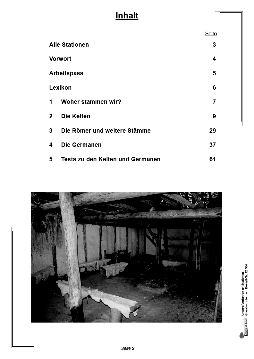 Unsere Vorfahren an Stationen / Geschichte der Kelten und Germanen