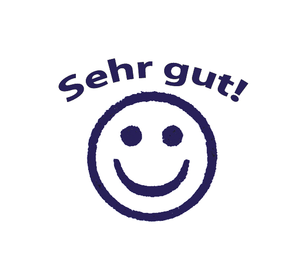 Stempel "Sehr gut!" Stempel "Sehr gut!"