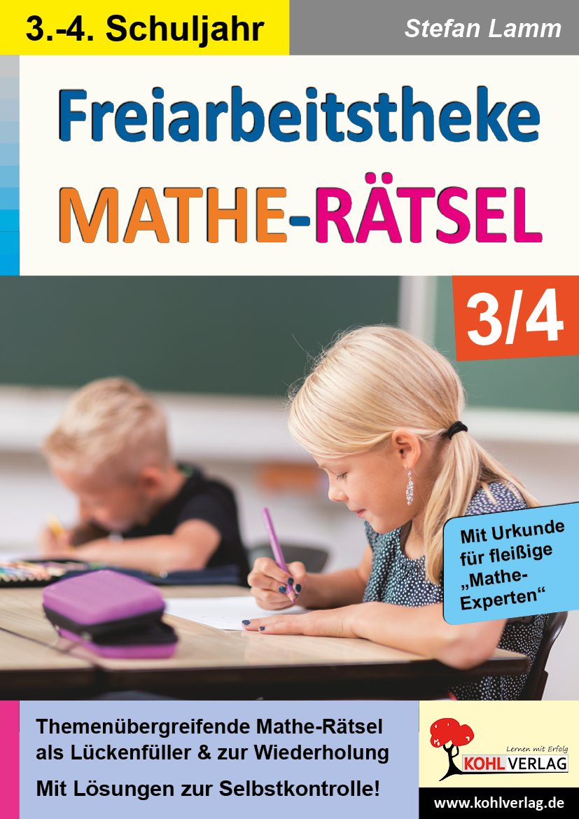 Freiarbeitstheke Mathe-Rätsel / Klasse 3-4