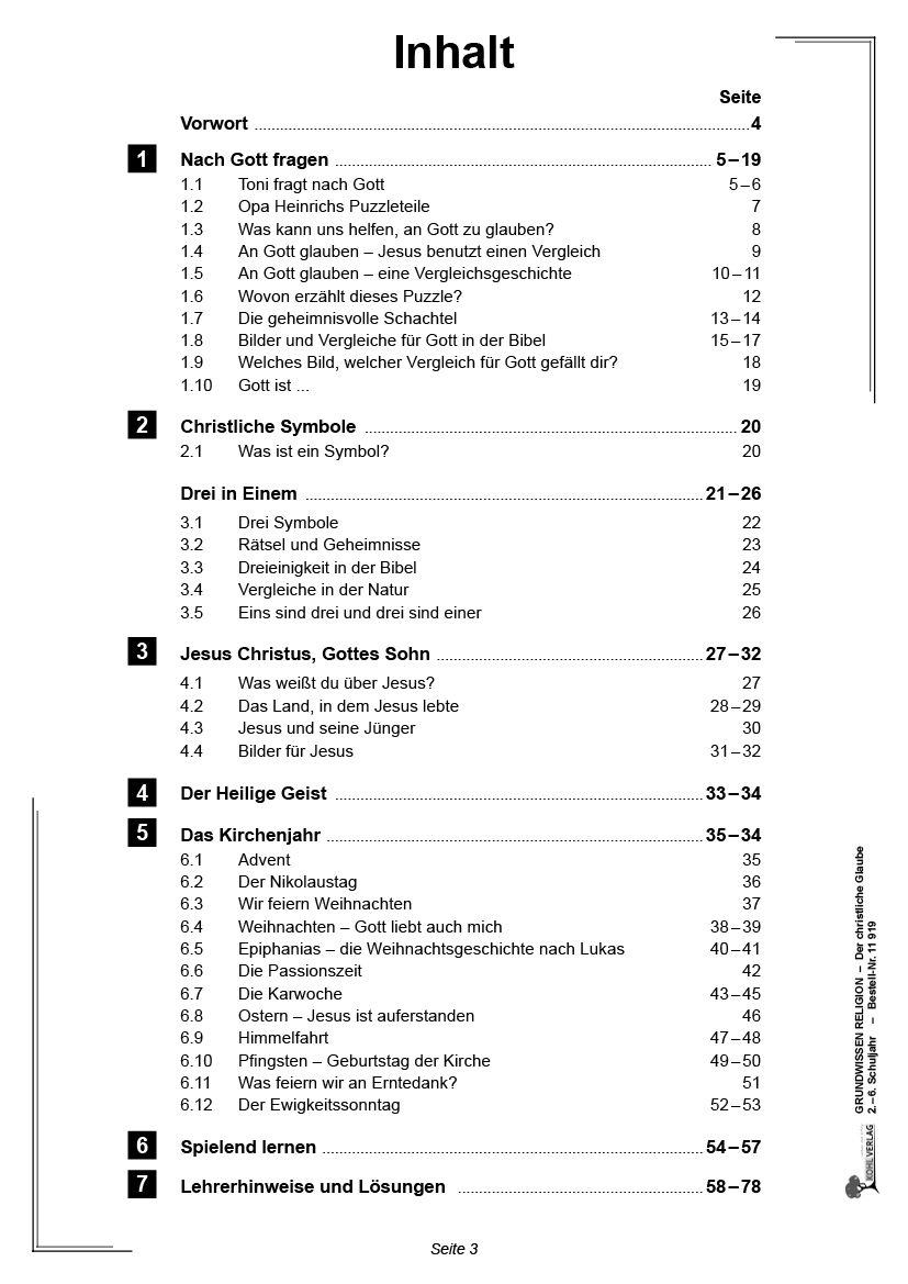 Grundwissen Religion / Klasse 2-6