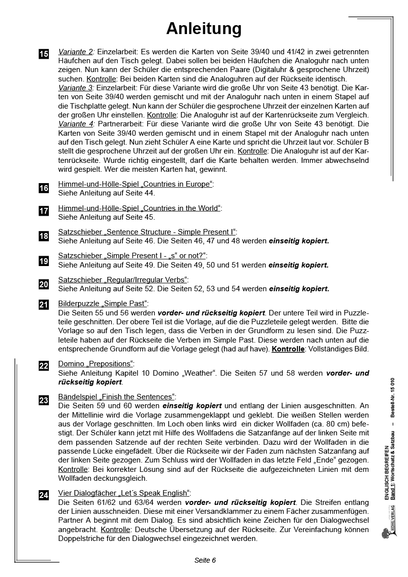 Englisch begreifen / Band 1: Wortschatz & Satzbau