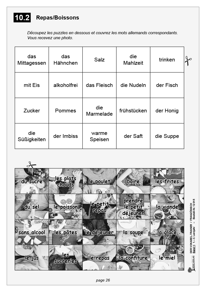 Vokabel-Trainer Französisch