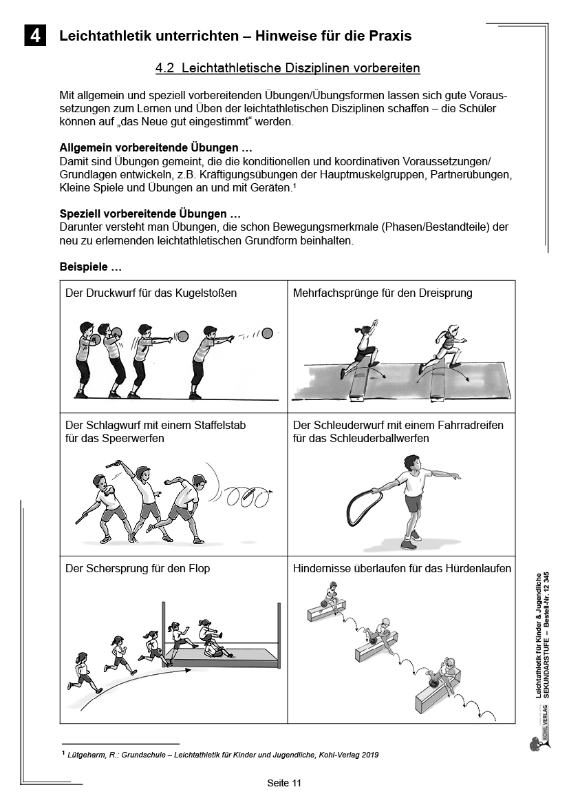 Leichtathletik für Kinder & Jugendliche / Sekundarstufe